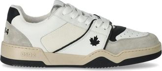 Dsquared2 Low-Top Sneaker - Dsquared2 Multicolor leather Spiker sneakers - Gr. 40 (EU) - in Weiß - für Damen