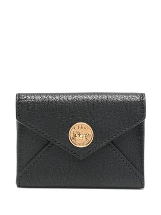 Chlo&eacute; textured coin purse - women - CALFSKIN/Polyester/Cotton - One Size - Black