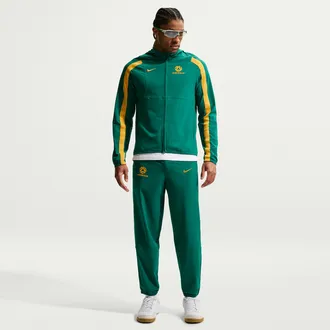 Nike Australia Energy Nike Mens Dri-FIT Soccer Woven Pants in Green | IH1294-340