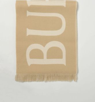 Burberry Sciarpa Burberry in lana con logo jacquard