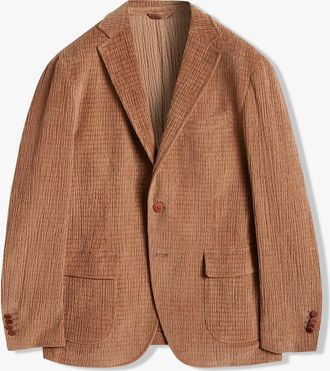 Doppiaa Aabenzio Single-breasted Jacket With Patch Pockets