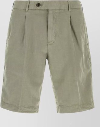 Pantaloni Torino lyocell blend bermuda shorts belt loops