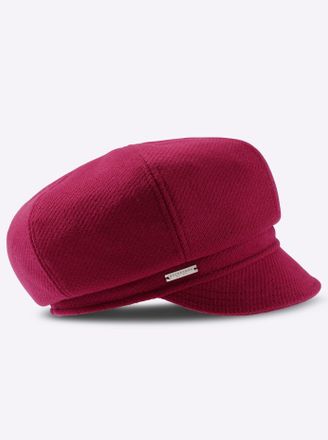 Casual Looks Schirmm&uuml;tze CASUAL LOOKS, Damen, rot (bordeaux), Kunstfaser, M&uuml;tzen Schirmm&uuml;tze