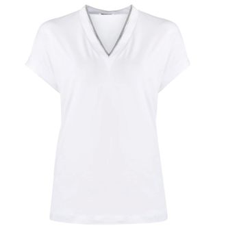Brunello Cucinelli Donna, Top, Bianco, S, new