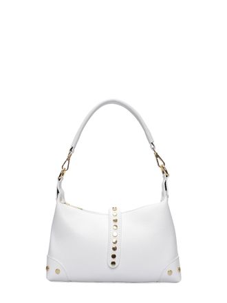 Anna Luchini Wit Rundleer Tas