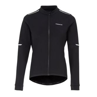 Pinnacle Frames & Accents Thermisch fietsshirt met lange mouwen voor dames (Zwart)