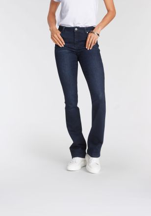 Tamaris Bootcut-Jeans normale Leibhöhe, Bootcut, mit ausgestelltem Bein