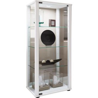 ebuy24 Ebuy24 - Vitrina De Vidrio Vcm De Pie Vitrina De Vidrio Con Vidrio De Seguridad Esg Dimensiones Aprox. Al. 115 X An. 50 X P. 38 Cm Soporte Vitrina Vid