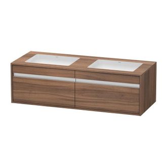 Duravit Mueble Bajo Lavabo Ketho 550x1400x426mm Nogal Natural