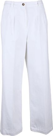 A.P.C. White Straight-Leg Jeans
