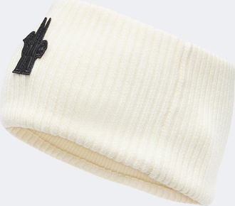 Moncler Logo ribbed-knit virgin wool headband