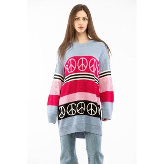 Moschino Multicolor Wool Womens Sweatshirt