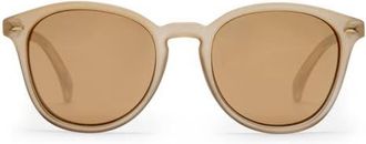 Le Specs Bandwagon 51mm Polarized Sunglasses in Matte Stone at Nordstrom