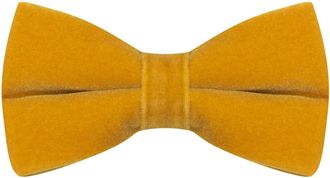 King & Priory Luxury Dark Gold Velvet Bow Tie