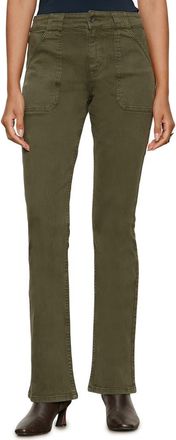 Sanctuary Hayden Utility Bootcut Jeans in Kalamata Green at Nordstrom, Size 32
