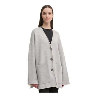 Oui Donna, Maglie, Grigio, S, new