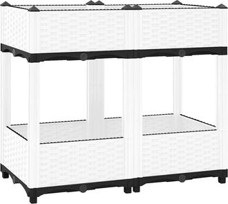 vidaXL Arriate Polipropileno 80x40x71 Cm Vidaxl