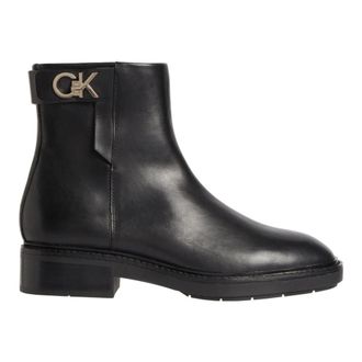 Calvin Klein Dames, Schoenen, Zwart, Maat: 36 EU Leer