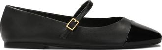 Kazar Zwarte ballerinas met gelakte neuzen - Dames - Ballerinas - Zwart - 36 EU - Leer - Schoenen