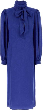 Gucci Blue Silk Dress