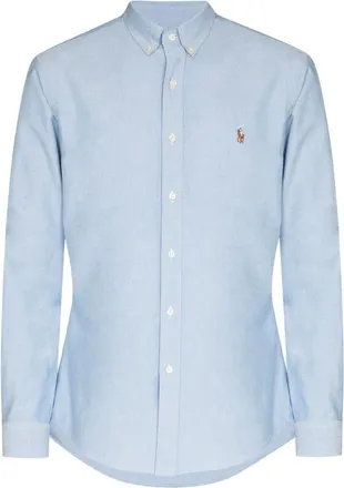 Ralph Lauren Camicia Oxford Vestibilit&agrave; Classica - - Shirts - Uomo - Blu - L