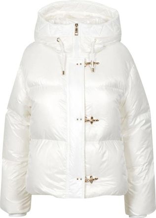 Fay Down Jacket - Dames - Gewatteerde jassen - Wit - S - Leer - Jassen