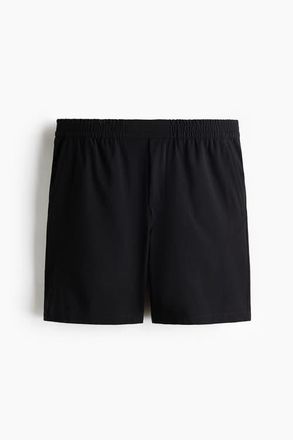 H&M Four-way Stretch Regular Fit Shorts in Black at Nordstrom, Size X-Large