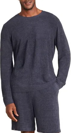 Barefoot Dreams CozyChic Ultra Lite Crewneck Lounge Top in Indigo at Nordstrom, Size Xx-Large