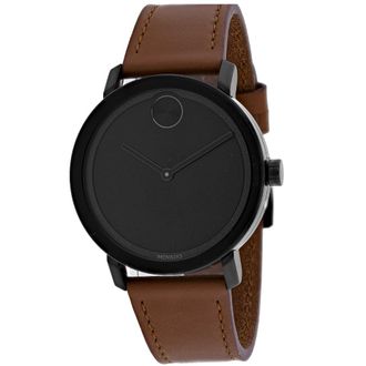Movado Mens Black dial Watch