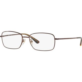 Sferoflex 54mm Rectangle optical glasses in Brown at Nordstrom