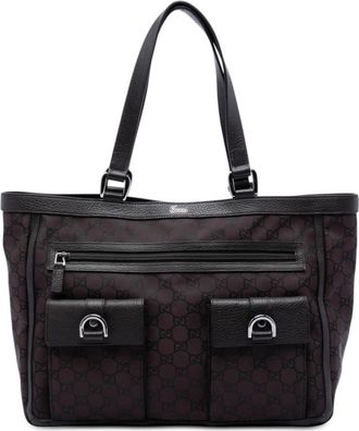 Gucci Pre-owned Gucci GG Nylon Abbey D Ring Pocket Tote Ladies VM49CT83SXJQFIN5