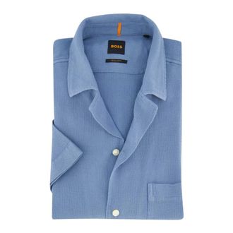 HUGO BOSS Heren, Overhemden, Blauw, Maat: XL