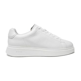 HUGO BOSS Heren, Schoenen, Wit, Maat: 45 EU Leer