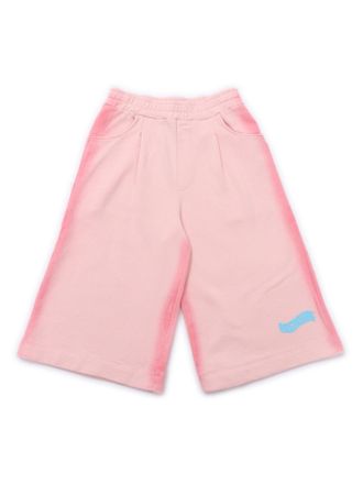 Msgm Fleece Airbrushed Bermuda Unisex