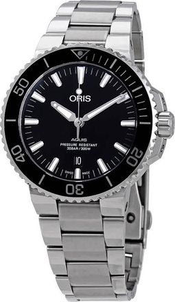 Oris Aquis Date Automatic Black Dial Mens Watch 01 733 7730 4134-07 8 24 05PEB