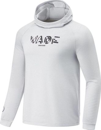 Li-Ning Way Of Wade Logo Training Hoodie Halo Grey AWDT917-2