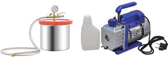 vidaXL C&aacute;mara De Vac&iacute;o Con Bomba De Una Etapa 7,4 L Vidaxl