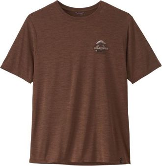 Patagonia Cap Cool Daily Shirt Great Waves Funktionsshirt f&uuml;r Herren | braun