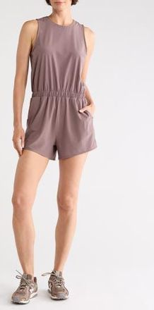 Zella Interval Romper in Grey Plum at Nordstrom Rack, Size X-Small