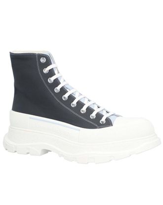 Alexander McQueen Alexander Mcqueen Mens Calfskin Tread Slick Boot, Never Worn (Authentic Pre- Loved)
