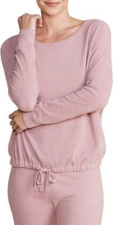 Barefoot Dreams CozyChic Ultra Lite Lounge Pullover in Teaberry at Nordstrom Rack, Size X-Large