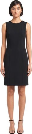 Prada Black Round Neck Above Knee Dress