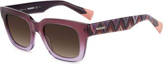 Missoni Purple Acetate Womens Sunglasses