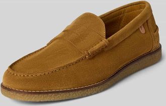 Floris Van Bommel Floris Van Bommel Loafers aus Leder Modell De Krepper in Cognac, Gr&ouml;&szlig;e 41