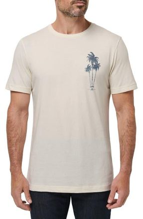 Travis Mathew Salt Spray Cotton Graphic T-Shirt in Birch at Nordstrom, Size X-Large