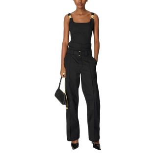 Marine Serre Dames, Tops, Zwart, Maat: XS Katoen