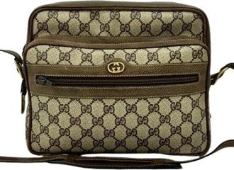 Gucci Pre-owned Cross Body Bags, female, Brown, Size: ONE SIZE Pre-owned Vintage Crossbody Bag