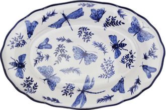 Arcucci SONIA oval tray 36 cm, blue