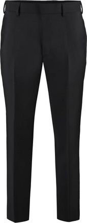 Prada Broeken, Heren, Zwart, L, Wol, Mohair en wollen broek