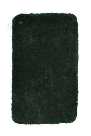 Tom Tailor Alfombra de ba&ntilde;o tejida a mano de poli&eacute;ster - verde 60x100 cm
